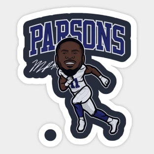 Micah Parsons Dallas Toon Sticker